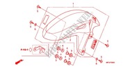 GARDE BOUE AVANT pour Honda CB 600 F HORNET ABS 34HP de 2012