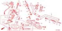 GUIDON   TE DE FOURCHE pour Honda CB 600 F HORNET ABS 34HP de 2012