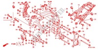 CADRE pour Honda CB 600 F HORNET ABS BLANCHE de 2012