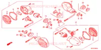 CLIGNOTANT pour Honda CB 600 F HORNET 34HP de 2012