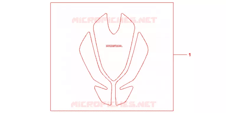 PROTECTION DE RESERVOIR Honda MOTO 600 HORNET 2012  CB600FC