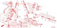 GUIDON   TE DE FOURCHE pour Honda CB 600 F HORNET de 2012