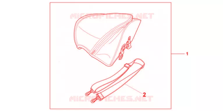 KIT SAC DE SELLE Honda MOTO 600 HORNET 2012  CB600FC