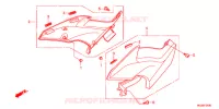 COUVERCLES LATERAUX pour Honda CBF 1000 ABS de 2012