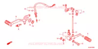 PEDALE pour Honda CBF 1000 ABS de 2012