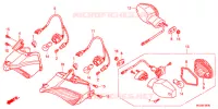 CLIGNOTANT pour Honda CBF 1000 ABS de 2012