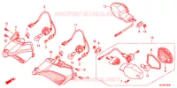 CLIGNOTANT pour Honda CBF 1000 ABS de 2014