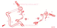 COMMODO   LEVIER   CABLE pour Honda CBF 1000 de 2012
