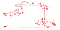 PEDALE pour Honda CBF 1000 de 2012
