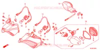 CLIGNOTANT pour Honda CBF 1000 de 2012