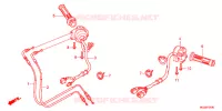 COMMODO   LEVIER   CABLE pour Honda CBF 1000 de 2012