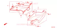 COUVERCLES LATERAUX pour Honda CBF 1000 de 2012