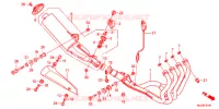SILENCIEUX D'ECHAPPEMENT pour Honda CBF 1000 de 2012