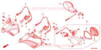 CLIGNOTANT pour Honda CBF 1000 de 2012