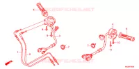 COMMODO   LEVIER   CABLE pour Honda CBF 1000 de 2012