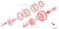 EMBRAYAGE pour Honda CBF 1000 de 2012