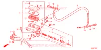 MAITRE CYLINDRE pour Honda CBF 1000 de 2012