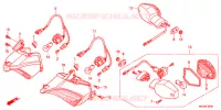 CLIGNOTANT pour Honda CBF 1000 F ABS TS de 2012
