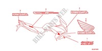 AUTOCOLLANTS pour Honda CBF 1000 F ABS TS de 2012
