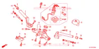 GUIDON   TE DE FOURCHE pour Honda CBR 125 REPSOL de 2012