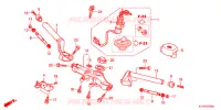 GUIDON   TE DE FOURCHE pour Honda CBR 125 BLACK de 2012