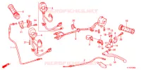 LEVIER DE GUIDON   CABLE   COMMODO pour Honda CBR 125 BLACK de 2012