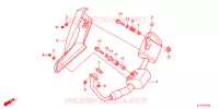 SILENCIEUX D'ECHAPPEMENT pour Honda CBR 125 BLACK de 2012