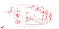 BATTERIE pour Honda CBR 125 BLACK de 2012