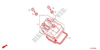 COUVRE CULASSE pour Honda CBR 125 REPSOL de 2012