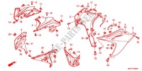 CARENAGES INFERIEUR pour Honda CBR 600 F ABS de 2012