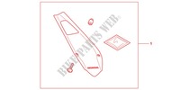 PASSAGE DE ROUE COOL WHITE pour Honda CBR 600 F ABS de 2012