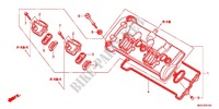 COUVRE CULASSE pour Honda CBR 600 F WHITE de 2012