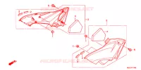 COUVERCLES LATERAUX pour Honda CBR 600 F WHITE de 2012