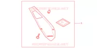 PASSAGE DE ROUE COOL WHITE pour Honda CBR 600 F WHITE de 2012