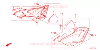 COUVERCLES LATERAUX pour Honda CBR 600 F de 2012