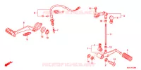 PEDALE pour Honda CBR 600 F de 2012