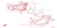 COUVERCLES LATERAUX pour Honda CBR 600 F de 2012