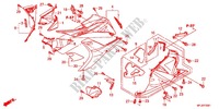 CARENAGES INFERIEUR (G.) pour Honda CBR 600 RR VERMELHO de 2012
