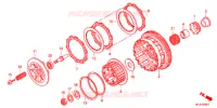 EMBRAYAGE pour Honda CBR 600 RR VERMELHO de 2012