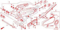 BRAS OSCILLANT pour Honda CBR 600 RR RED de 2012