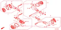 CLIGNOTANT pour Honda CBR 600 RR ROUGE de 2012
