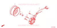 ALTERNATEUR pour Honda CB1 125 RUEDAS FUNDIDAS de 2012
