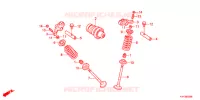 ARBRE A CAMES   SOUPAPE pour Honda CB1 125 RUEDAS FUNDIDAS de 2012