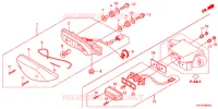 FEU ARRIERE (2) pour Honda CB1 125 RUEDAS FUNDIDAS de 2012