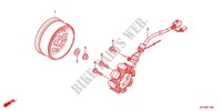 ALTERNATEUR pour Honda ACE 125 CASTED WHEELS de 2012