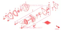 POMPE A HUILE pour Honda ACE 125 CASTED WHEELS de 2013