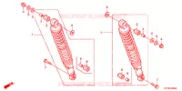 AMORTISSEUR ARRIERE pour Honda CB 125 RADIOS RUEADA de 2013