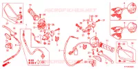 LEVIER DE GUIDON   CABLE   COMMODO (1) pour Honda CB 125 RADIOS RUEADA de 2013