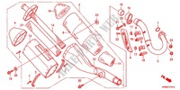 SILENCIEUX D'ECHAPPEMENT (CRF250RB/C/D) pour Honda CRF 250 R de 2012
