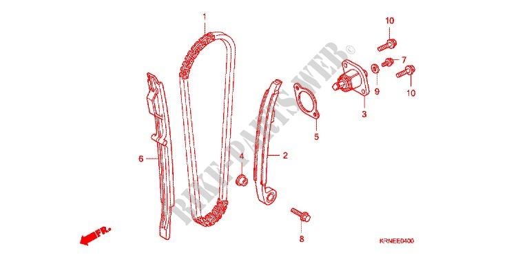 CHAINE DE DISTRIBUTION   TENDEUR pour Honda CRF 250 R de 2013